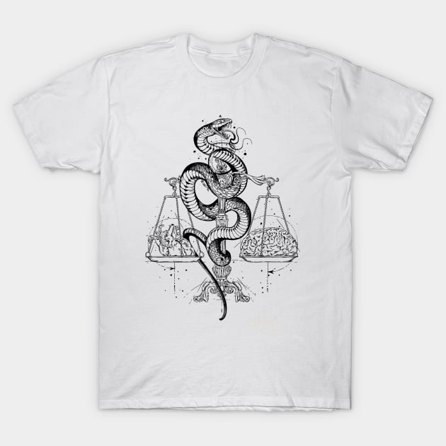 Snake scale T-Shirt by Vivian Art